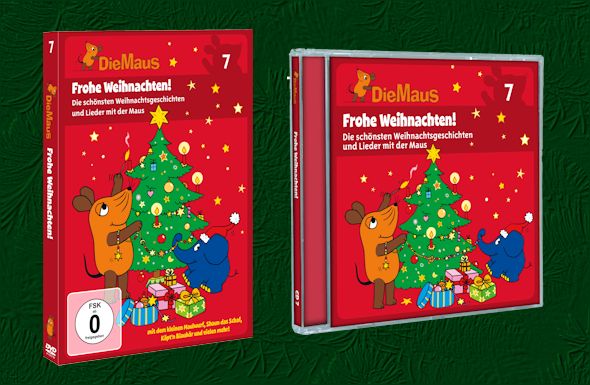 Pünktlich zum Fest veröffentlicht die RC Release Company die schönsten Weihnachtsgeschichten und -lieder - und damit bereits das siebte Themenspecial zur Sendung mit der Maus auf DVD und CD.