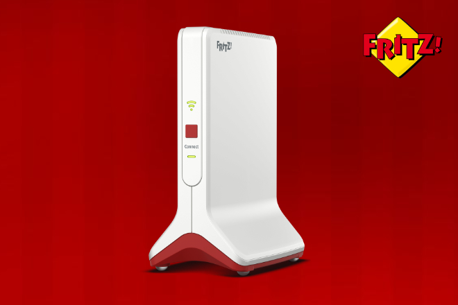 Gewinnen Sie heute einen AVM FRITZ!Repeater 6000 zur Verbesserung der Reichweite Ihres WLAN.