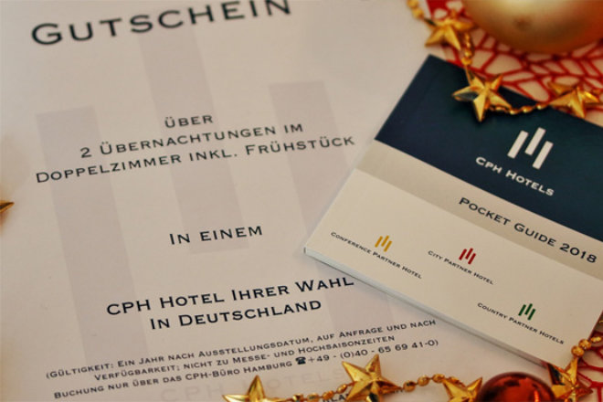 Verschenken Sie in diesem Jahr doch einfach schöne Momente. Wie das geht? Mit einem Hotelgutschein der CPH Hotels!