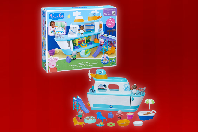 Gewinnen Sie hinter dem 9. Türchen unseres Adventskalender Gewinnspiels heute Peppas Kreuzfahrtschiff von Hasbro. 