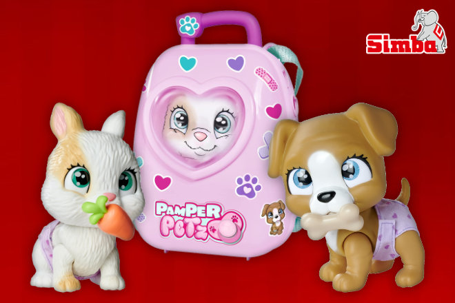 Hinter dem 12. Türchen unseres Adventskalender Gewinnspiels verlosen wir ein Pamper Petz Set von Simbatoys
