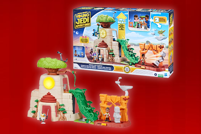 Mit freundlicher Unterstützung von Hasbro geht es hinter dem 19. Türchen bei unserem Adventskalender Gewinnspiel heute um einen STAR WARS Tenoo Jedi-Tempel. 
