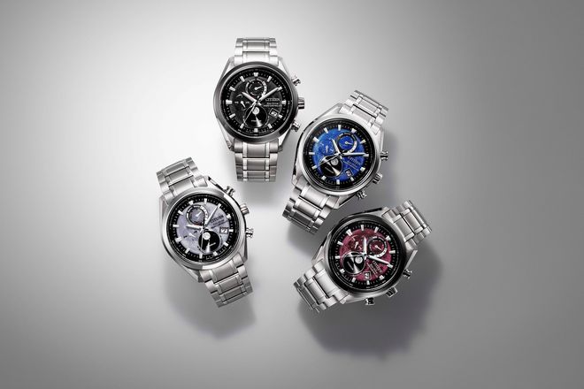 Die vier neuen Uhrenmodelle tragen die Bezeichnung „Tsuki-yomi“ nach dem alten Gott des Mondes in Japan.