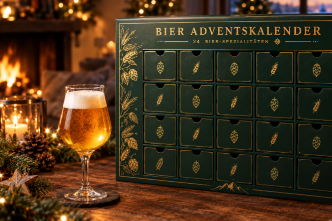 24 Tage, 24 Entdeckungen: Bier-Adventskalender bringen geschmackvolle Vielfalt und gem&uuml;tliche Genussmomente in die Vorweihnachtszeit.