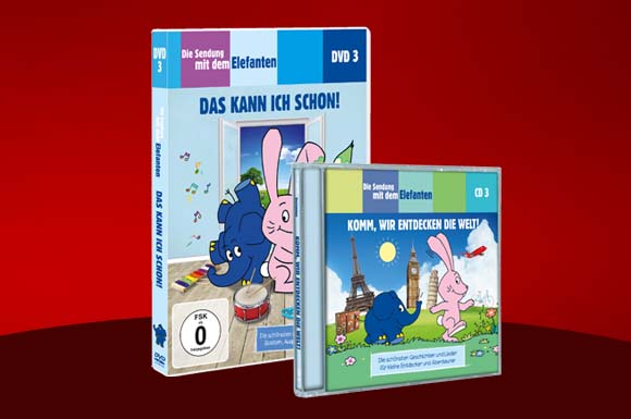 Die DVD "Das kann ich schon!" und die CD "Komm, wir entdecken die Welt!" sind ab 13.11.2015 im Handel erhältlich.