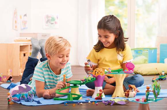 In der Meerjungfrauen-Spielwelt können Kinder zusammen mit dem Prinzenpaar Finya und Florin zauberhafte Abenteuer erleben.