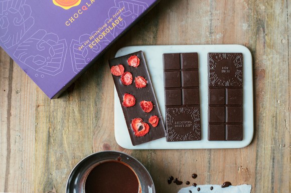 Aus nur drei Zutaten wird im Handumdrehen köstliche Schokolade.